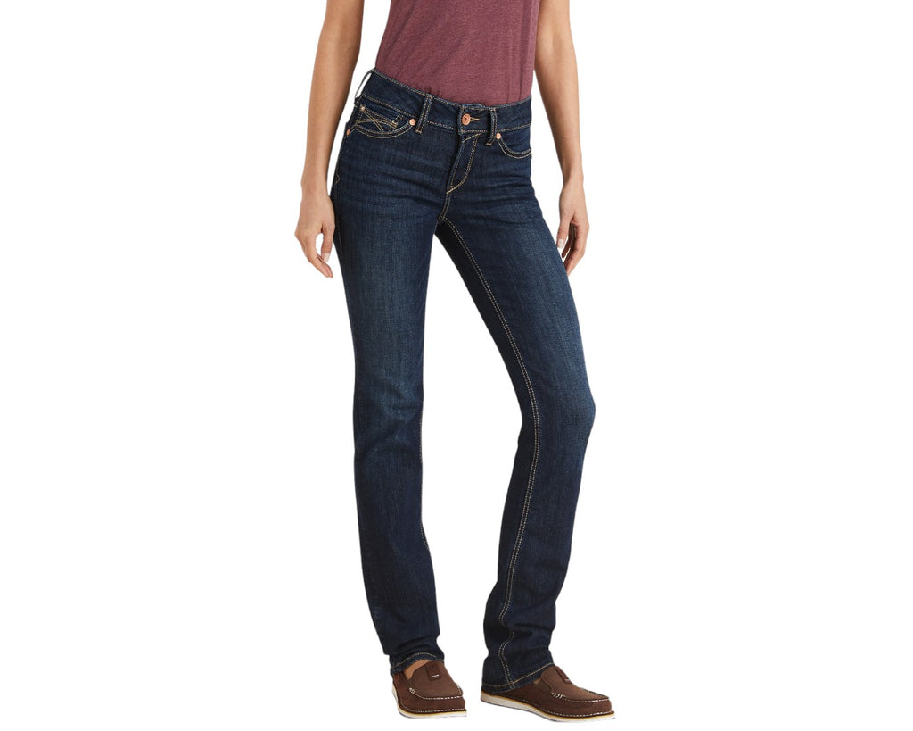 Ariat Ladies Greta Real Straight Leg - your favorite denim with our bestselling perfect rise