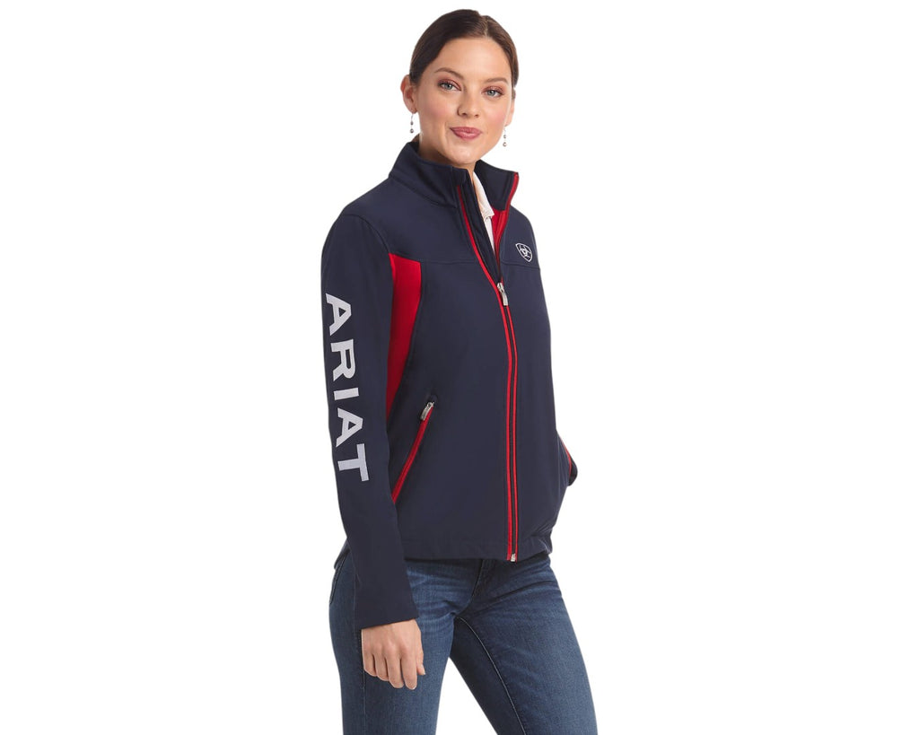 Ariat Ladies' New Team Softshell Jacket - Navy