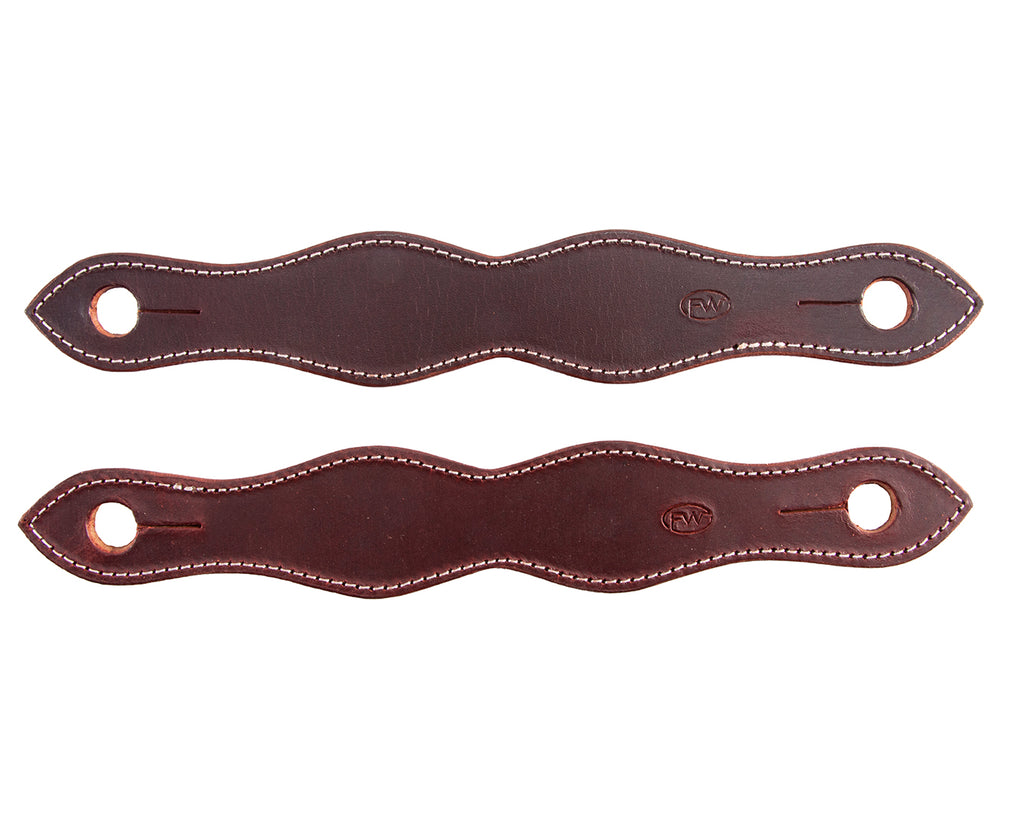 Fort Worth® Slobber Straps: Crafted from premium American leather, these slobber straps are a top-quality addition to your riding tack. Handcrafted with superior craftsmanship, some styles feature exquisite hand tooling. Attach your reins to the bit with these reliable slobber straps. With Fort Worth® products, you can trust in 100% quality materials and construction for exceptional performance every time.