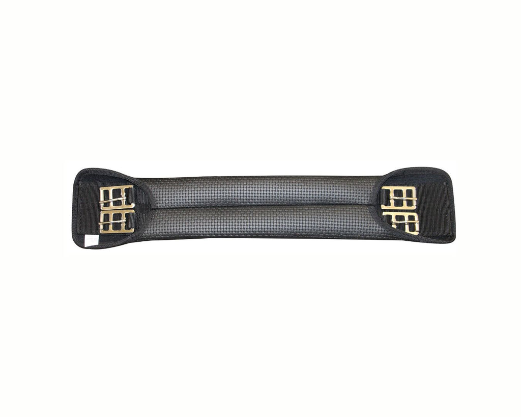 Happy Horse Dressage Girth - Softly padded girth designed for dressage with double buckles and nickel-plated hardware. Shop at Greg Grant Saddlery Outlet for the best prices on everyday essentials.