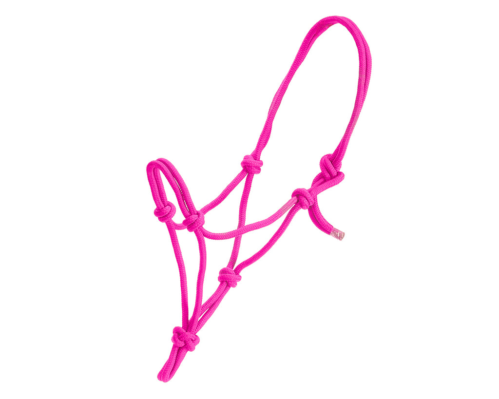 Rancher Mini Rope Halter in Pink