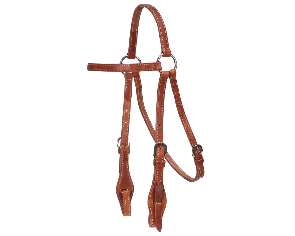 Fort Worth Campdraft Bridle - made with Harness Leather
