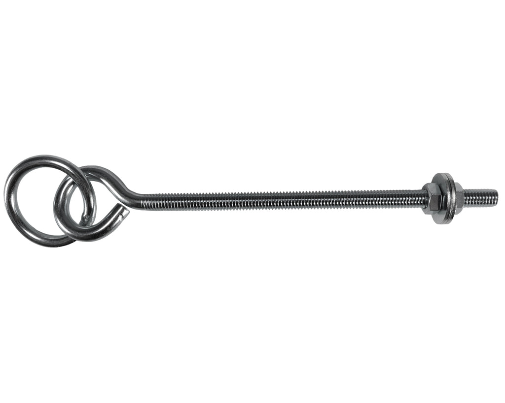 Hitching Ring Bolt - heavy 10" bolt with ring attached for all your stable needs