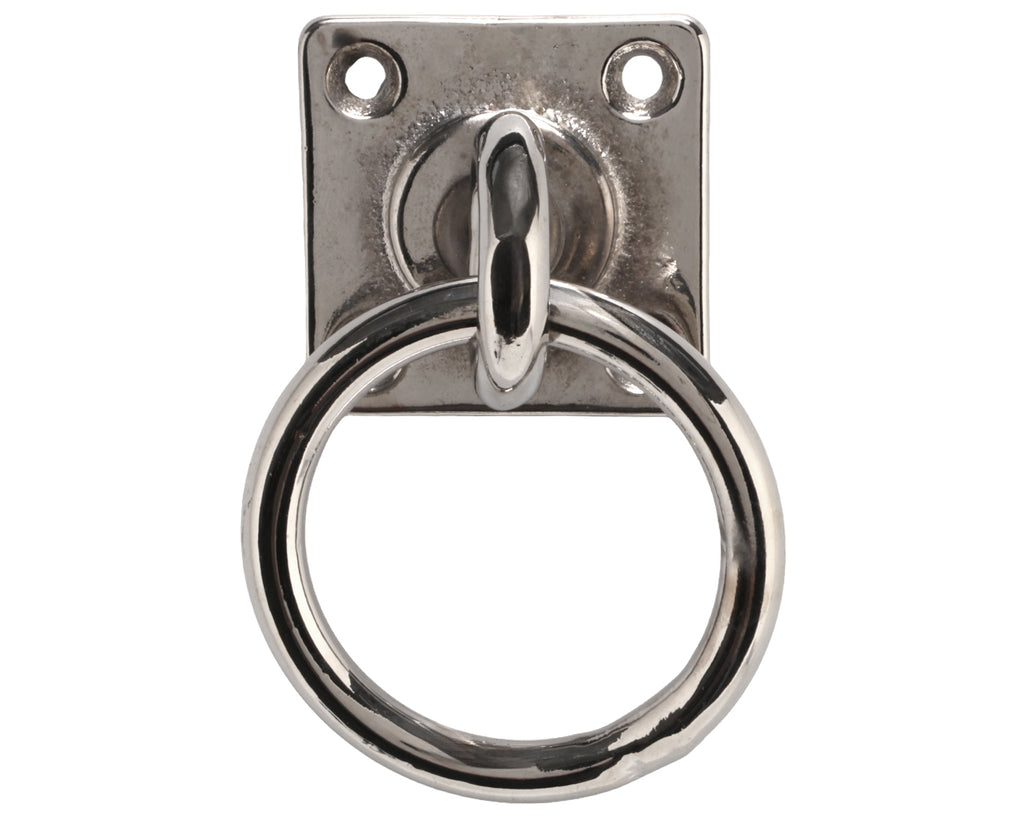 Hitching Ring w/Swivel Base made of quality Stainless Steel ready to attach to a fence, or in and around the stable