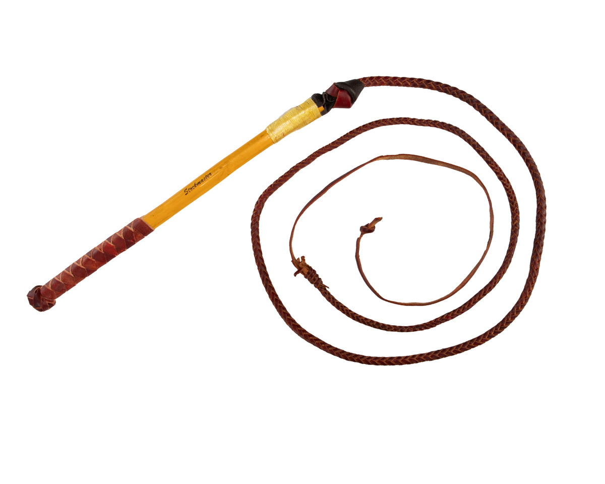 Stockmaster Redhide Stockwhip - 4 Plait – Greg Grant Saddlery