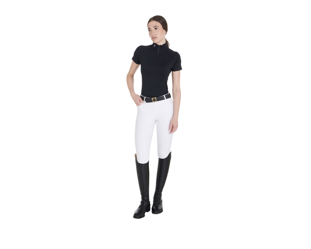 Equestro Ladies Base Layer Slim-fit Short Sleeve Top