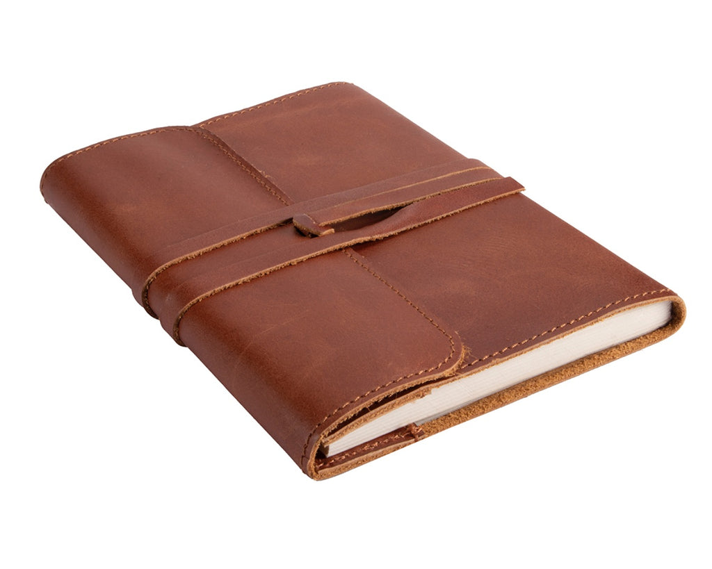 premium quality leather journal with vintage look and feel.