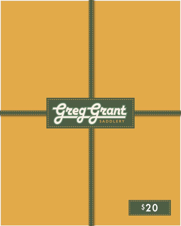 Greg Grant Gift Card Greg Grant Saddlery