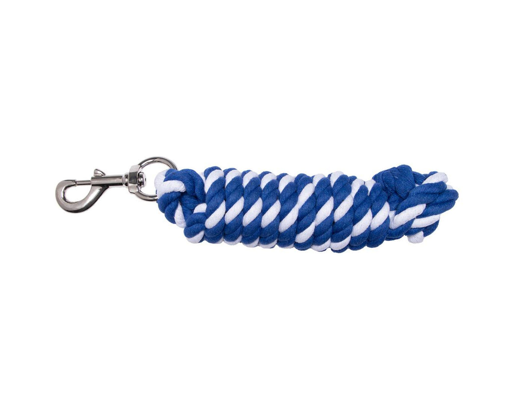 RAN9200 BL/WH Classic Striped Lead Rope Blue and White 1