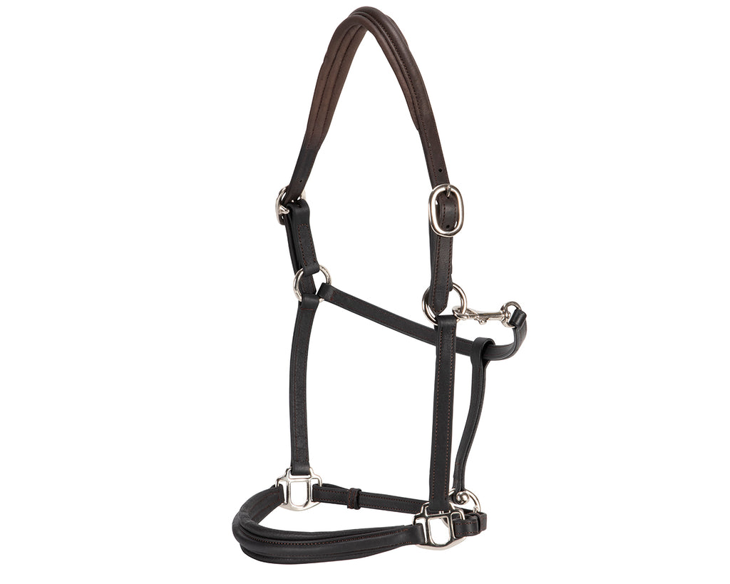 double Leather Halter Crafted from the finest quality, soft leather 
