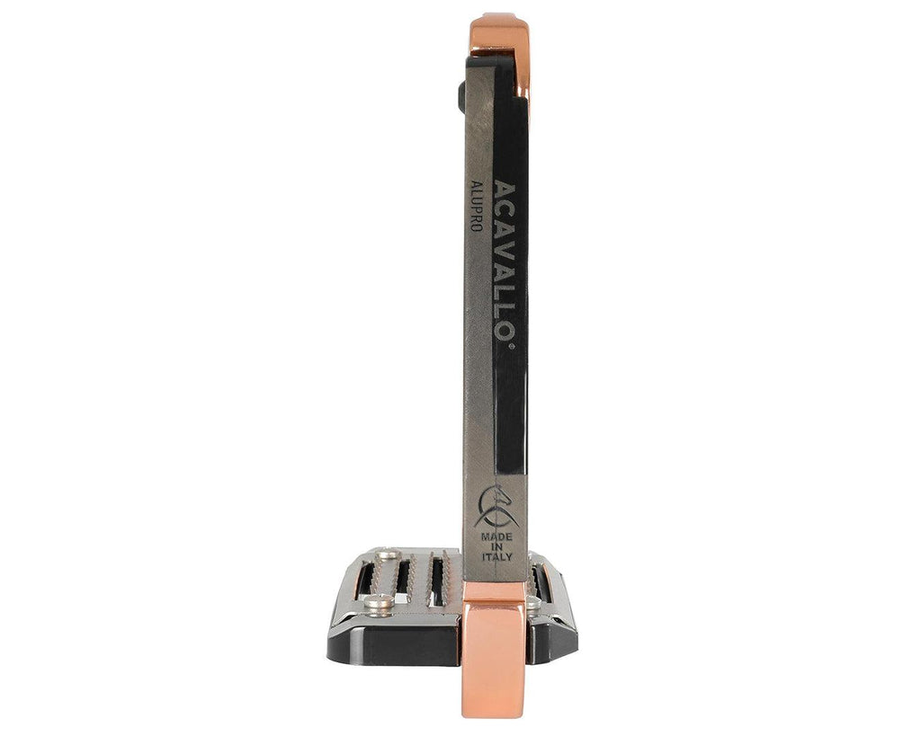 Acavallo Arena Alupro Safety Aluminium Stirrups - Rose Gold