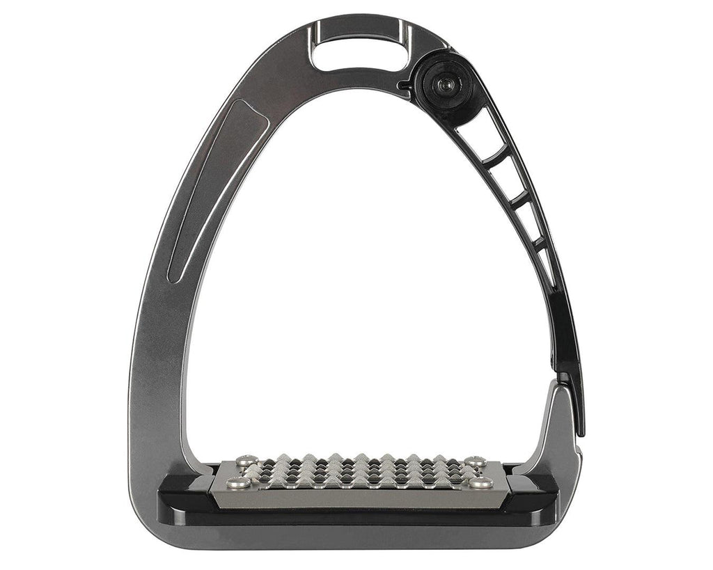 Acavallo Arena Alupro Safety Aluminium Stirrups - Titanium