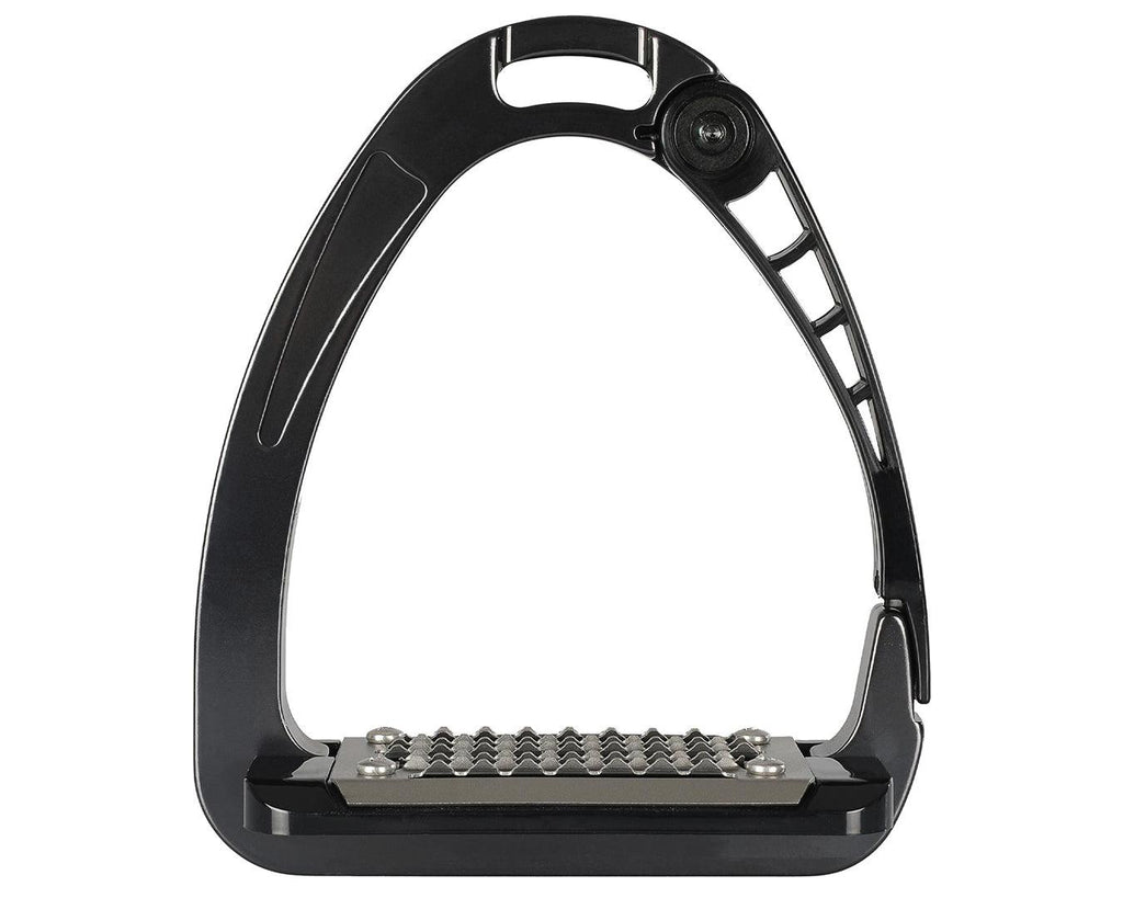 Acavallo Arena Alupro Safety Aluminium Stirrups - Charcoal