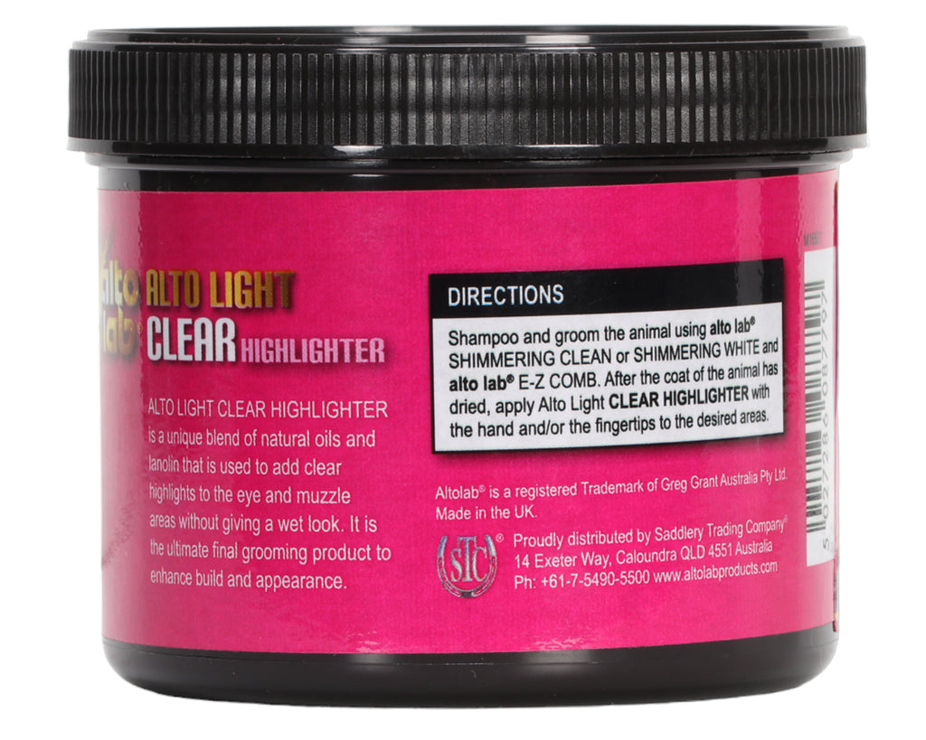 Alto Highlighters for horses and ponies - Clear 400g