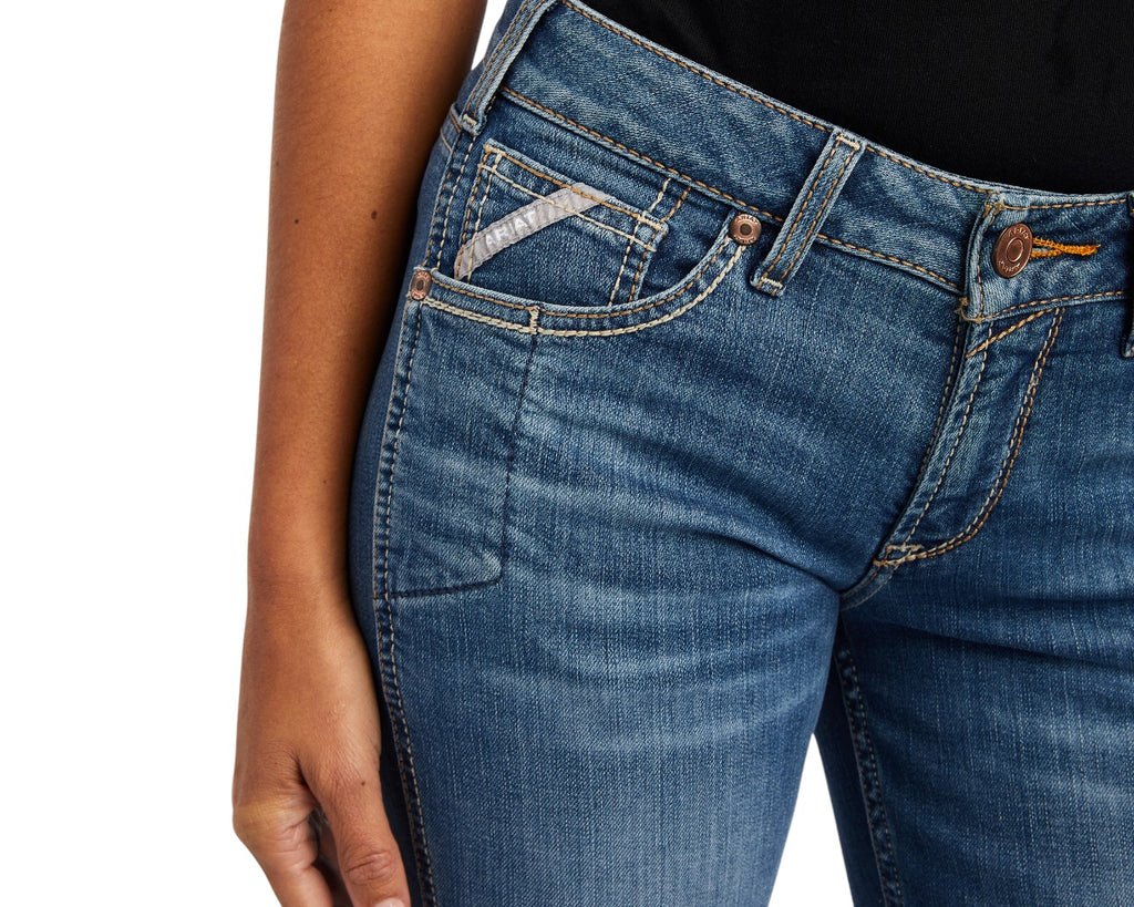 Ariat Ladies Rebar Riveter Boot Cut Jeans - made of 11.5 oz stretch denim