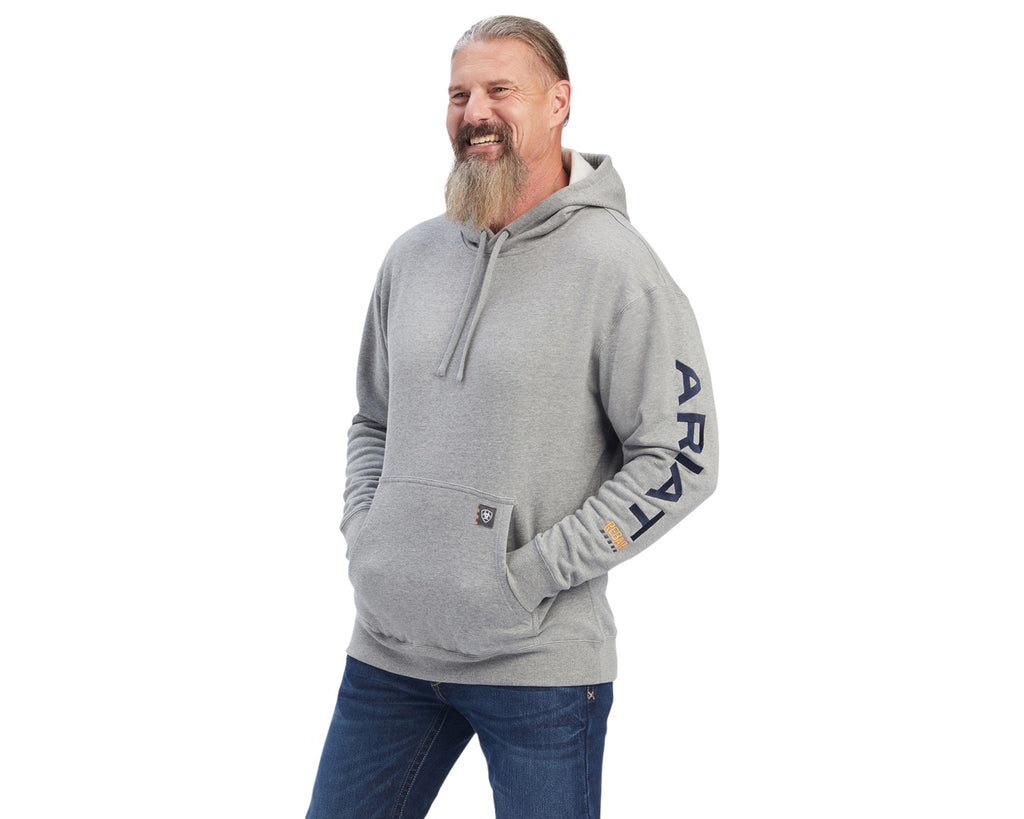 Ariat Rebar Graphic Hoodie - combine warm, comfortable fabrics with mobility-focused design and water-repellent performance