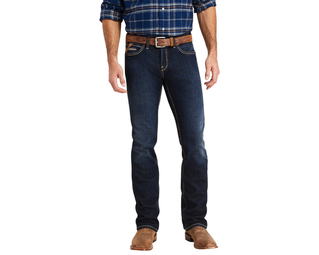 Ariat Mens M7 Slim Trevor Straight Jean - fitted through the hip and thigh with a straight leg, our M7 is slim and modern without being tight or restrictive