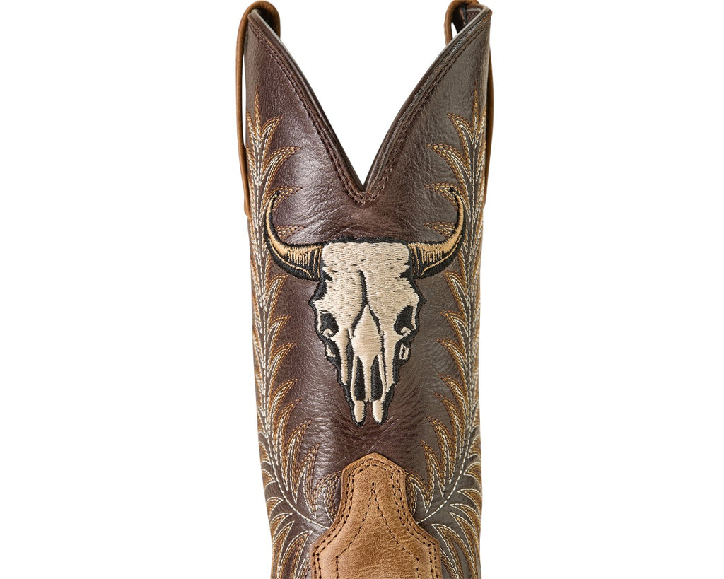 Ariat Men's Sport Steer Skull Cowboy Boot