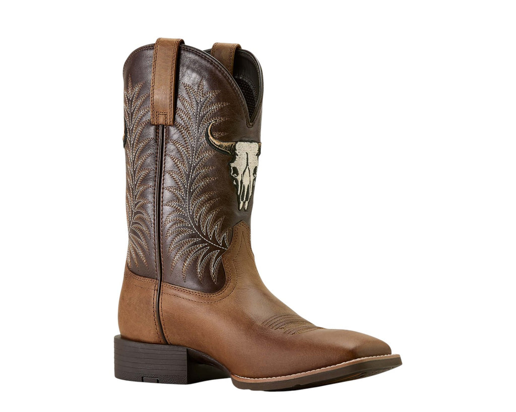 Ariat Men's Sport Steer Skull Cowboy Boot