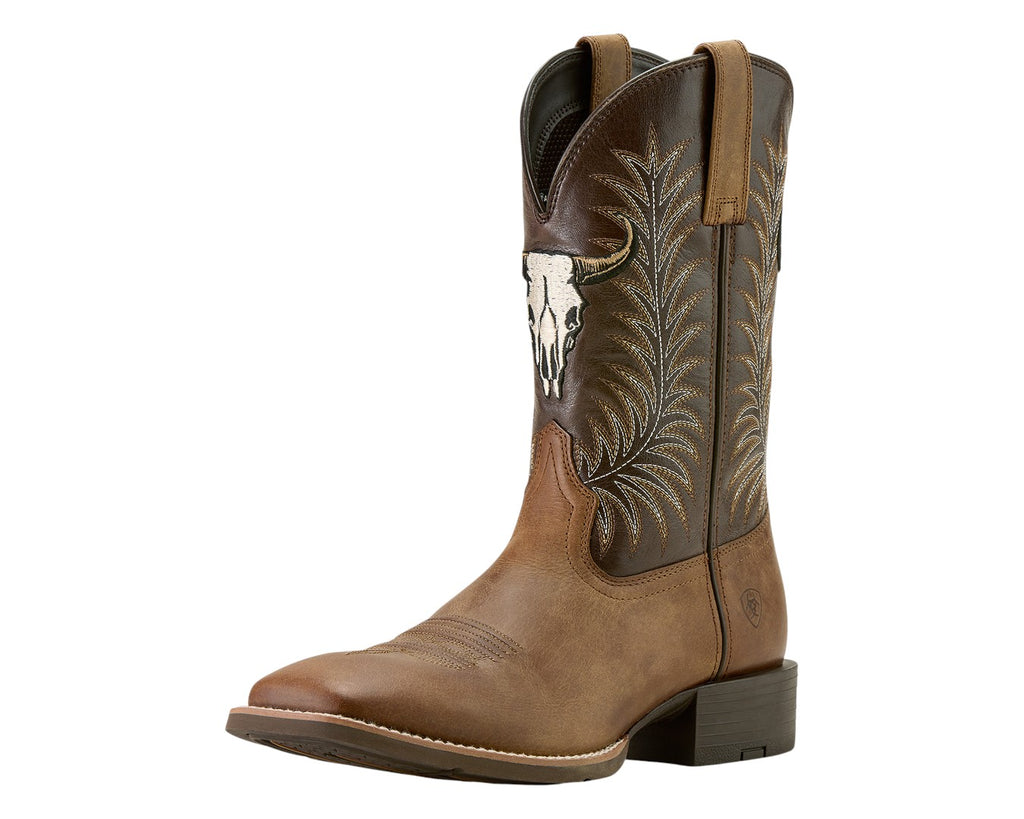 Ariat Men's Sport Steer Skull Cowboy Boot