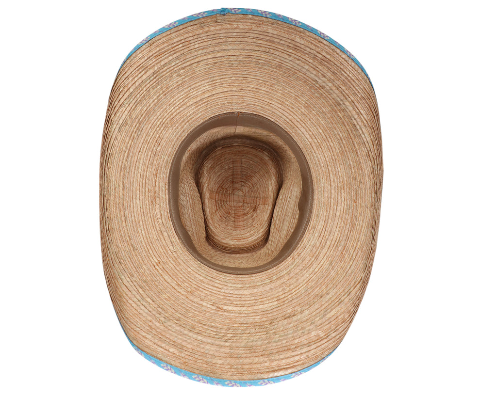 Sunbody Ava Hat - Blue Feathers