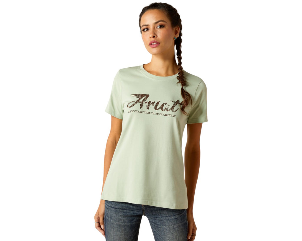 Ariat Ladies' Classic T-Shirt in Frosty Green