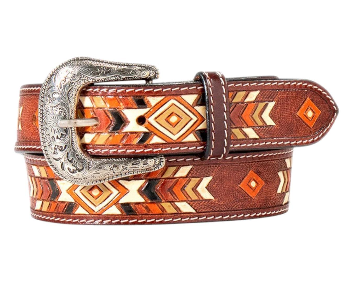 Ariat Womens Hand Tooled Southwest Belt – Greg Grant Saddlery