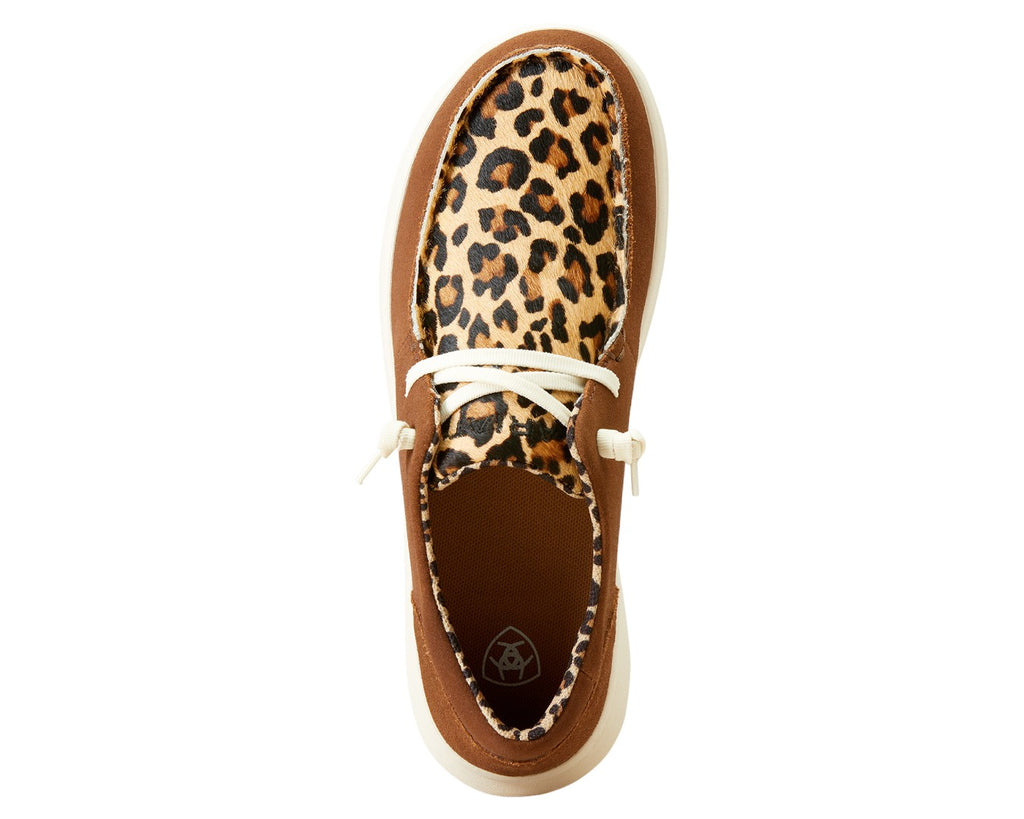 Ariat Ladies' Hilo Sneaker - Ginger Spice/Leopard Hair