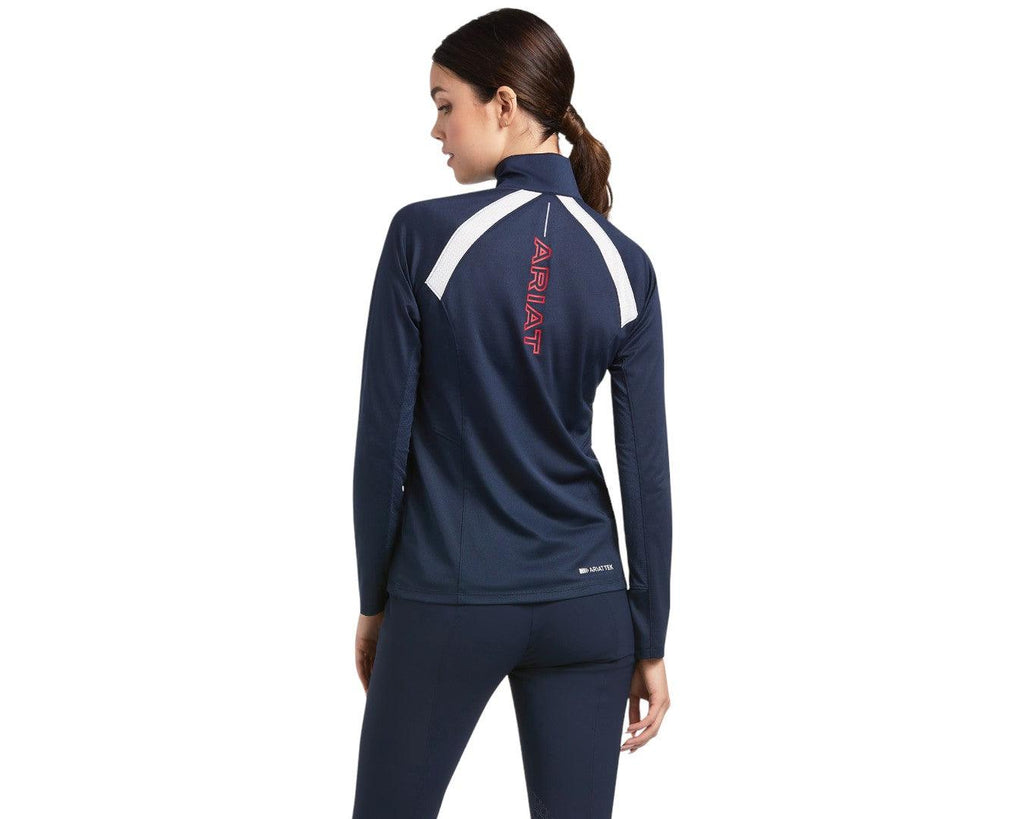 Ariat Ladies' Team Sunstopper 2.0 Baselayer in Navy
