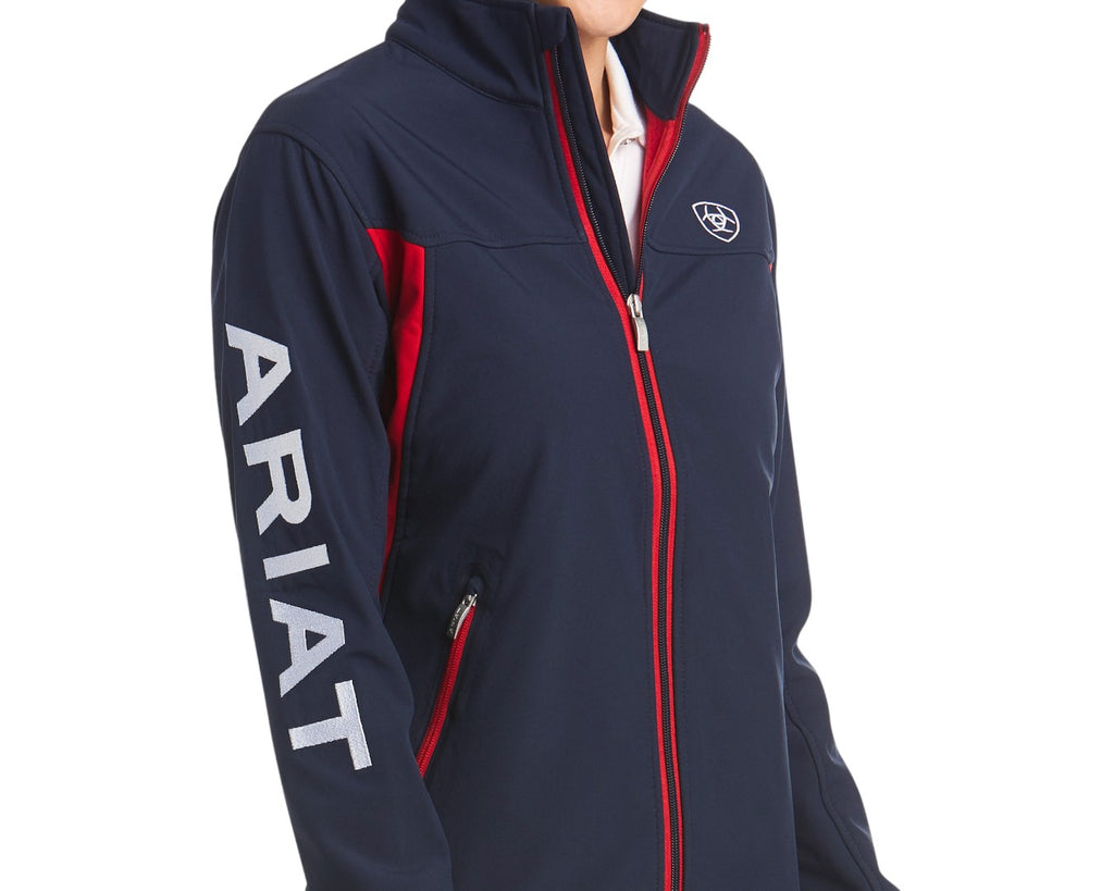 Ariat Ladies' New Team Softshell Jacket - Navy