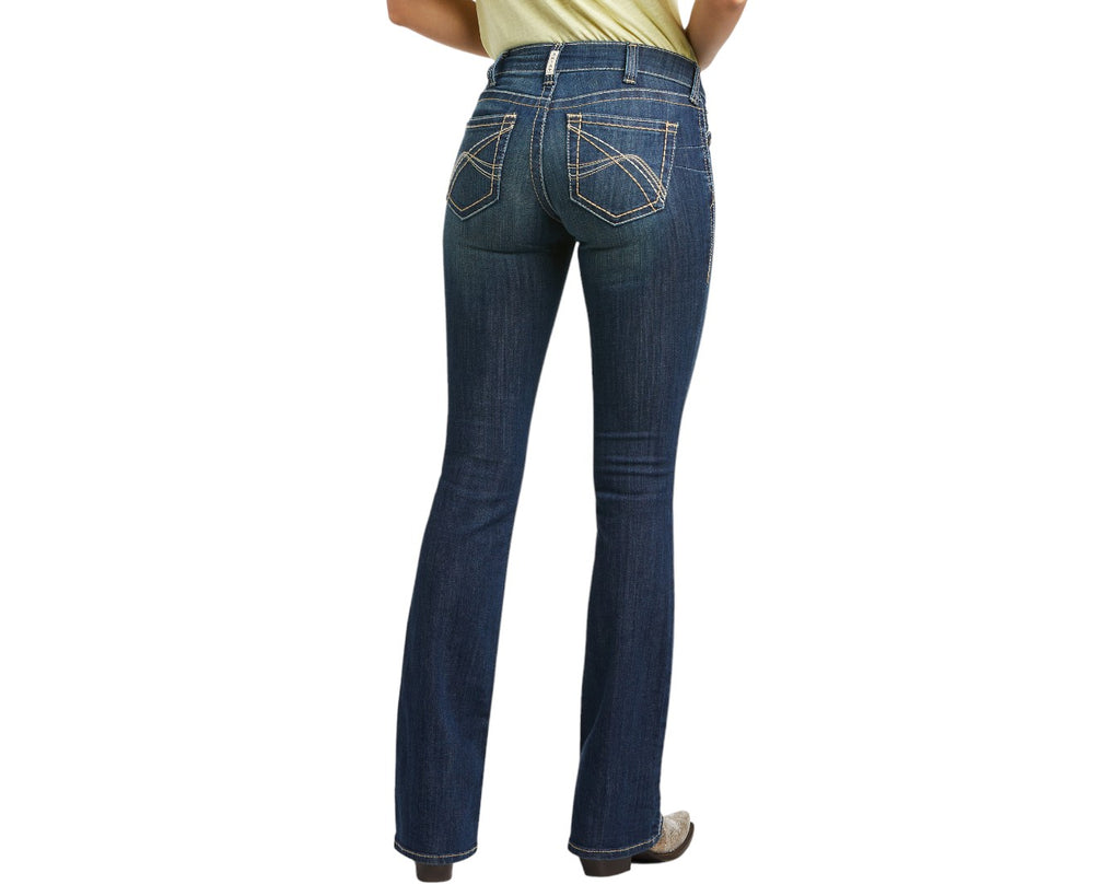 Ariat Ladies' Real Midrise Boot Cut Jeans