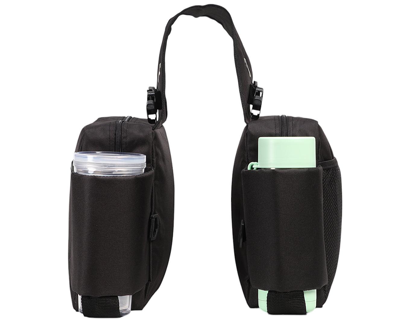 Fort Worth Bottle Gear Saddle Bag Black Luggage Gear Bags