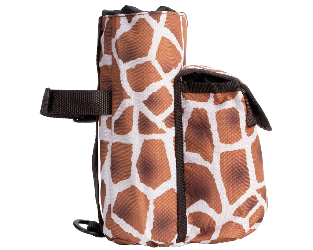 Fort Worth Giraffe Water Bottle Saddle Bag with Pouch 