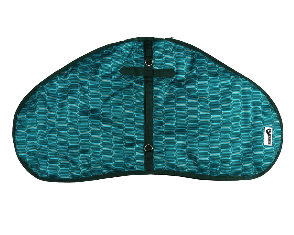 Showmaster Saddle Carry Bag - made from tough ripstop 600 Denier Nylon featuring stylish art deco design making this a must have accessory for any rider