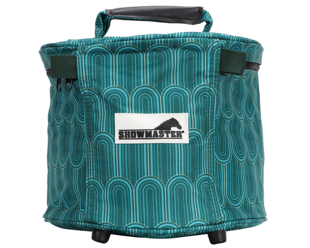 Showmaster Helmet Carry Bag 600 Denier made from tough ripstop 600 Denier Nylon for durability and finished with quality liners and zip closures that will take the constant wear of rider travel