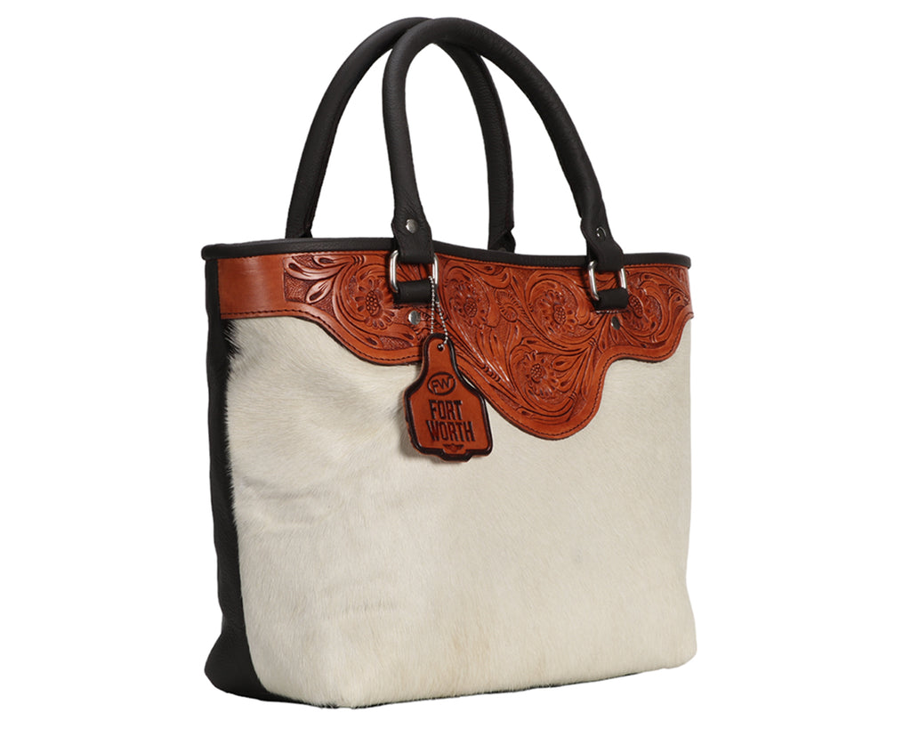 Fort Worth Cowhide Handbag - elevate your wardrobe with the timeless and sophisticated Fort Worth Cowhide Handbag