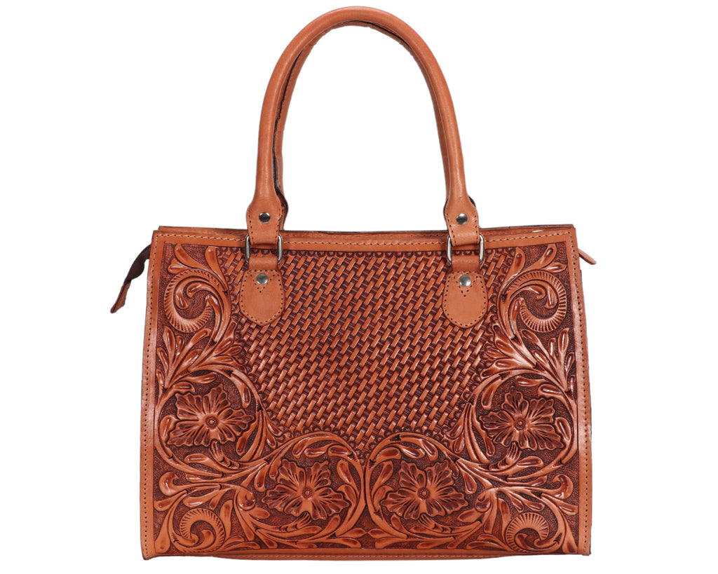 Fort Worth Tooled Handbag - a stylish and versatile accessory that adds a touch of Western charm to any outfit