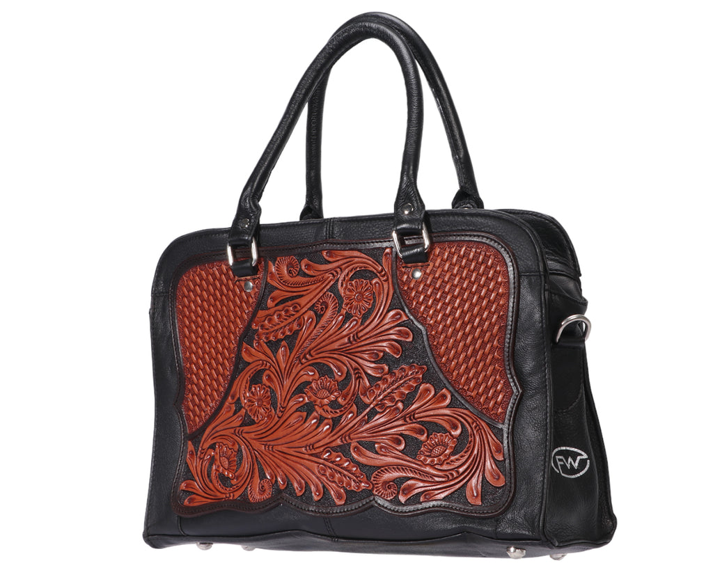 Fort Worth Tooled Laptop Bag