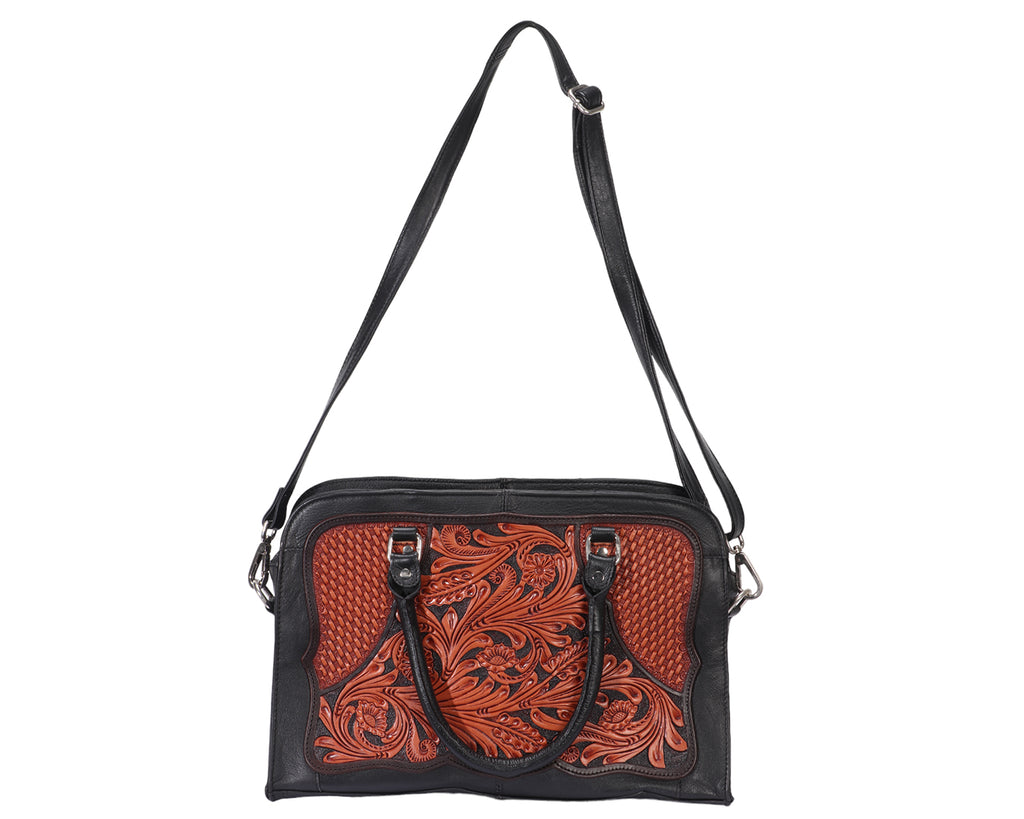 Fort Worth Tooled Laptop Bag