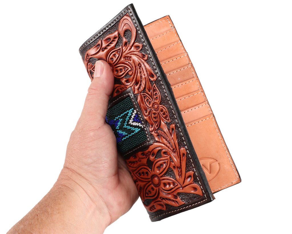 Fort Worth Rodeo Wallet - Aztec Design stand out from the crowd and make a statement with this unique and functional accessory