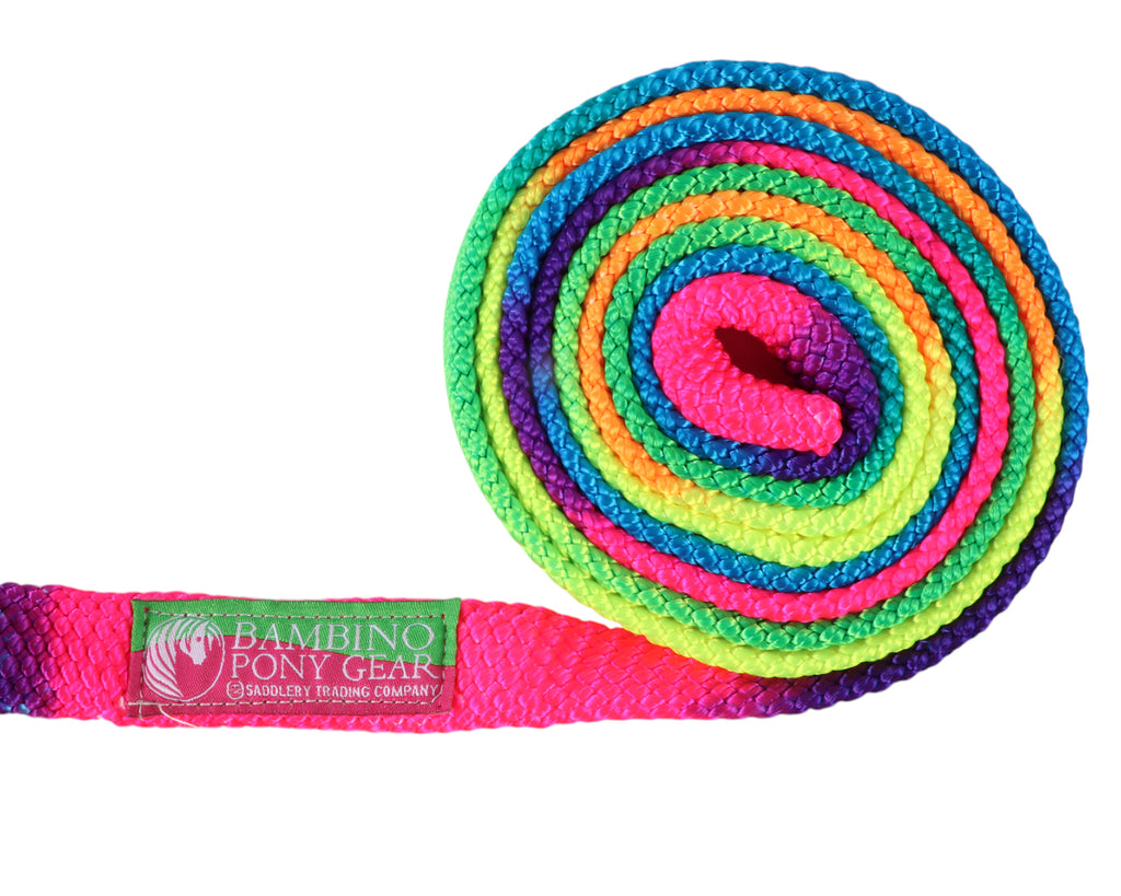 Bambino Knotted Halter & Lead - Rainbow
