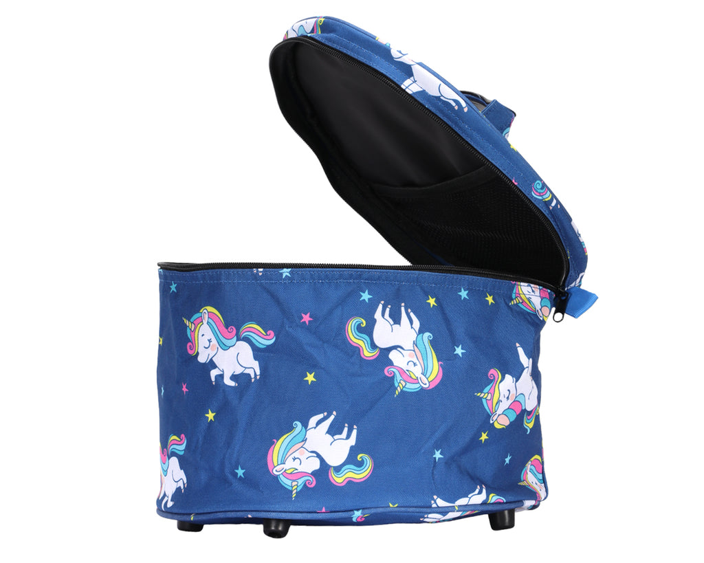 Bambino Helmet Carry Bag - Unicorn Print Limited Edition for protecting horse riding safety helmets