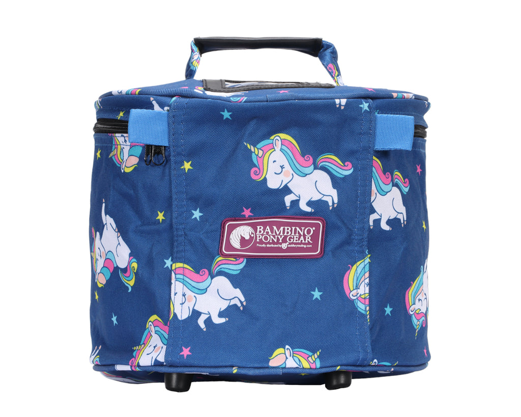 Bambino Equestrian Helmet Carry Bag - Unicorn Limited Edition print for horse riding helmets