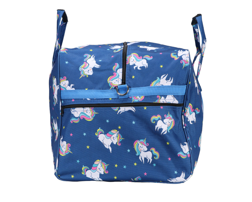 Bambino Overnight Travel Bag - Unicorn Limited Edition Print, image showing side view