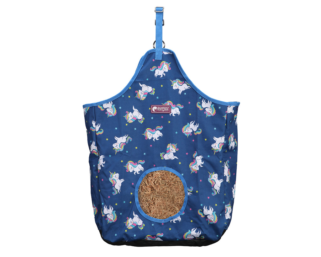 Bambino Unicorn pattern limited edition horse hay bag feeder