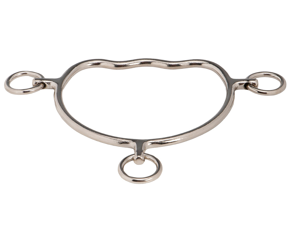 Anti-Rear Bit with Wave Mouth - Chrome Plated Steel – Greg Grant Saddlery