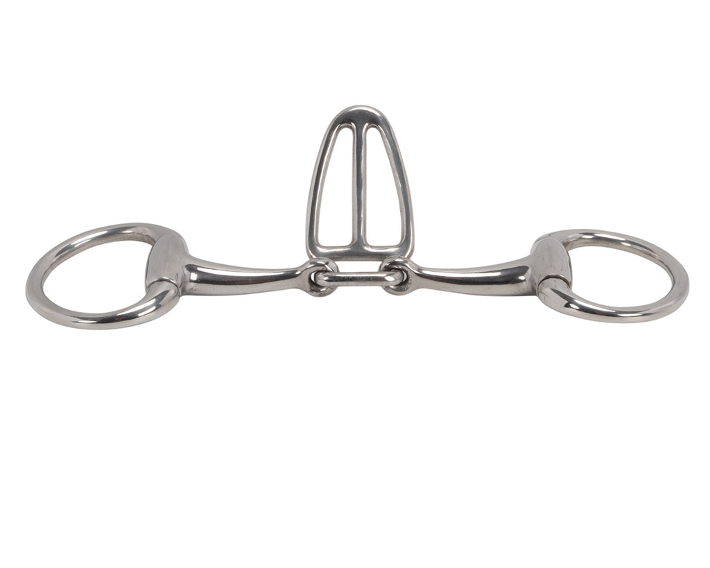 Dressage Eggbutt Bradoon Bit w/Tongue Control