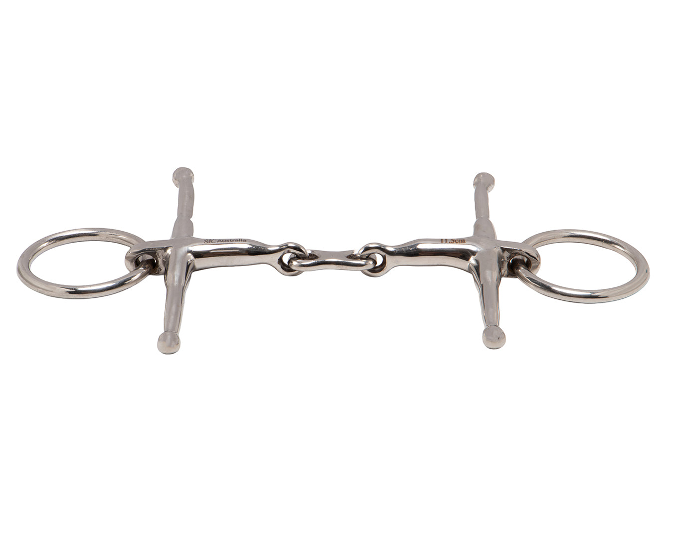 Western Snaffle Bit 5 1/4 bouche Texas étoile gravée argent Western Snaffle Bit 5 1/4 bouche Texas étoile gravée argent