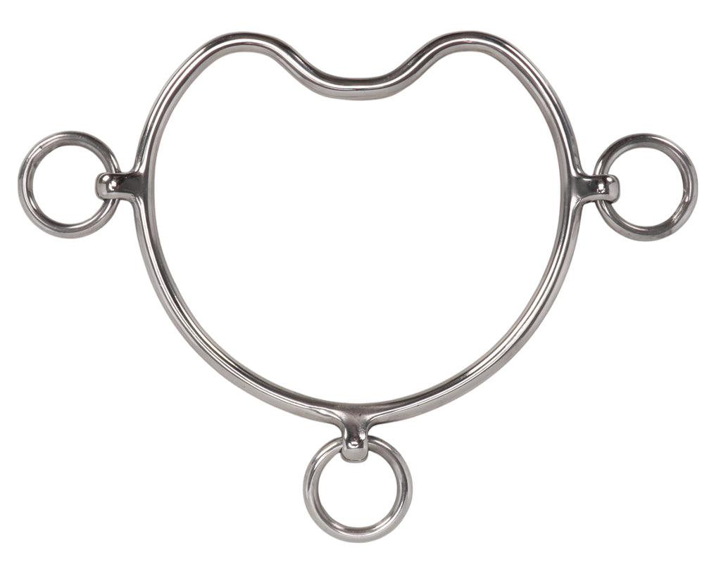 Anti-Rear Bit with Port Mouth - Stainless Steel