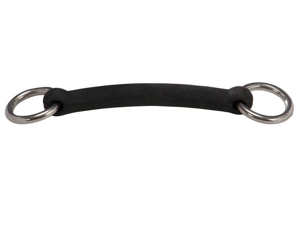 STC Small Ring Mullen Show Bit w/Full Rubber Covered Mouth